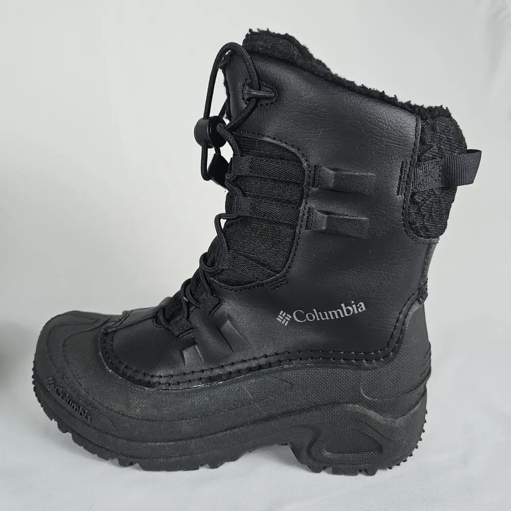 Columbia Bugaboot Celsius Kids Boots Size 5, 1945701010 Black